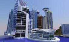 How to make a city in Minecraft with the Mace program