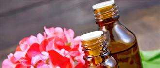 Geranium essential oil for hair - uses and benefits Oil for healthy hair